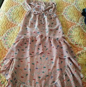 dinosaur/geometric dress